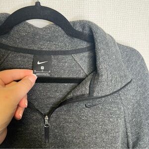 NIKE | Medium Women's‎ Gray Quarter-Zip Sweater Top Blouse Pullover
